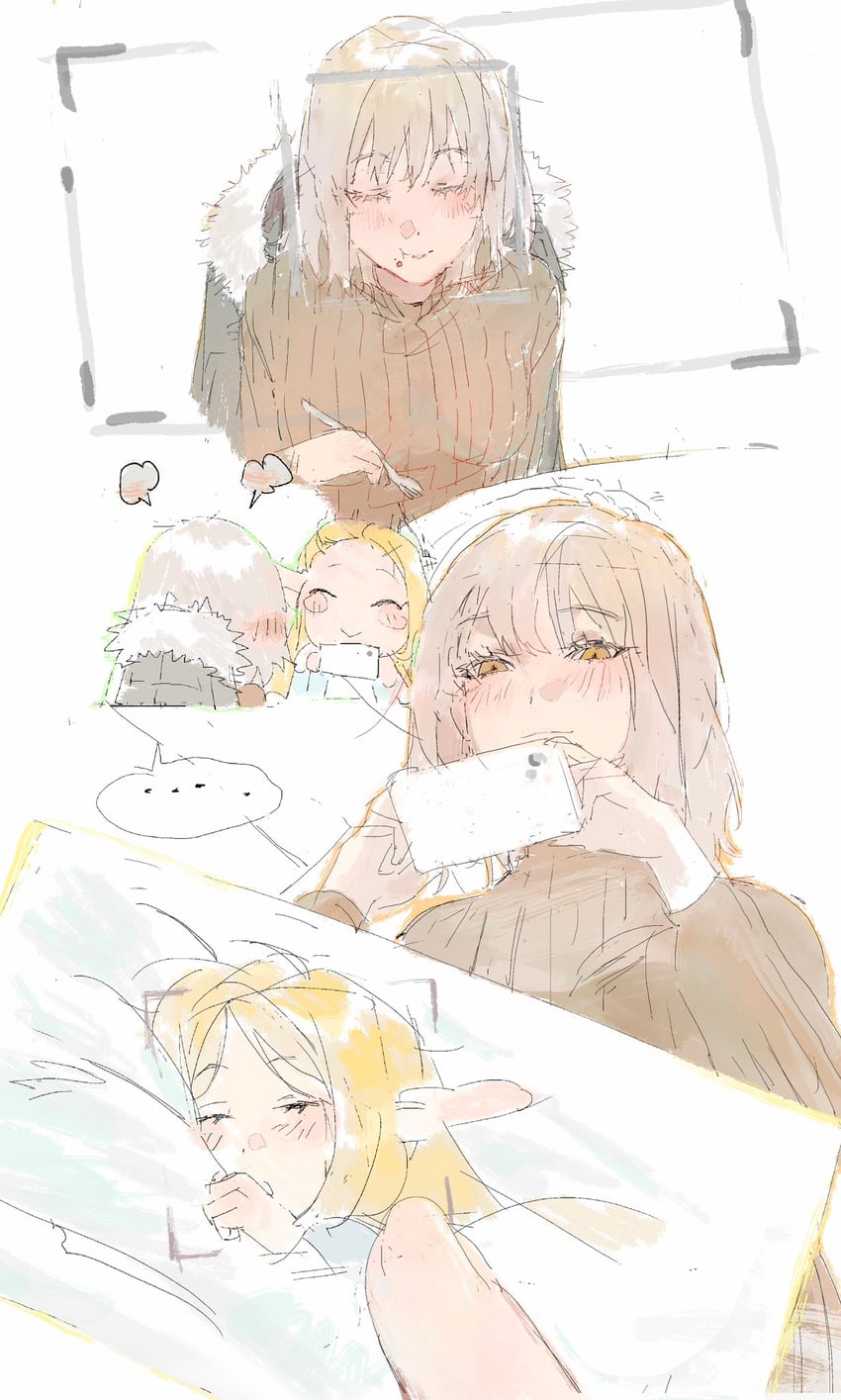 marcille donato and falin touden (dungeon meshi) drawn by le_(szs0k)
