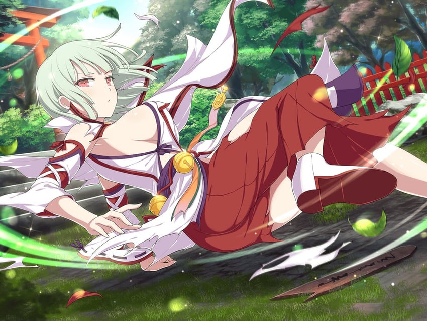 naraku (senran kagura and 1 more) drawn by yaegashi_nan