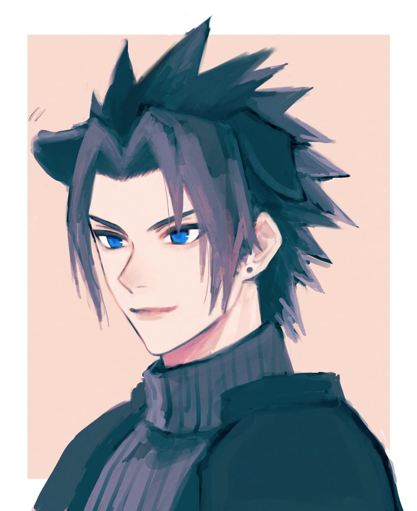 zack fair (final fantasy and 2 more) drawn by d8j0j