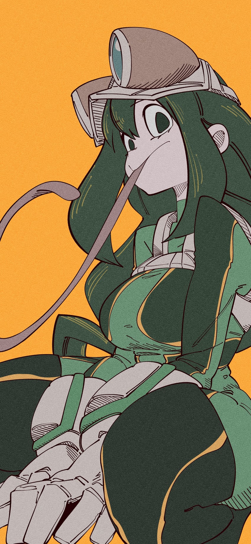 asui tsuyu (boku no hero academia) drawn by kogorooz