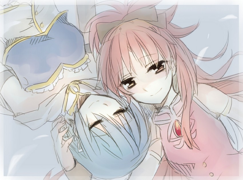 miki sayaka and sakura kyoko (mahou shoujo madoka magica) drawn by mizuki_(koko_lost)