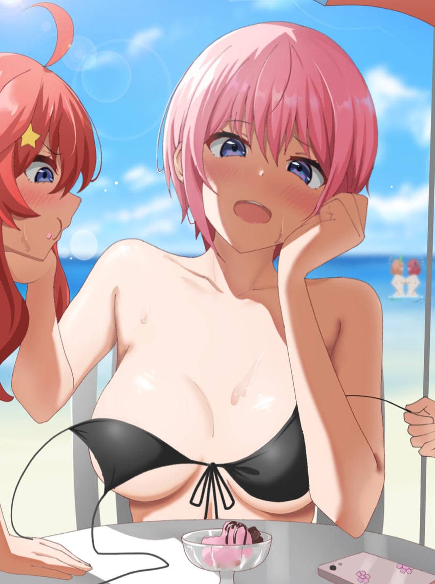 nakano nino, nakano yotsuba, nakano ichika, and nakano itsuki (go-toubun no hanayome) drawn by poa_mellhen
