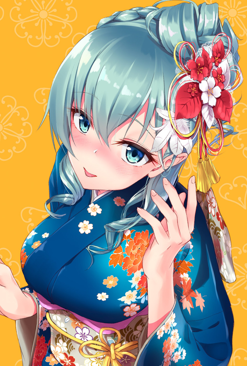 suzuya (kantai collection) drawn by awa_yume