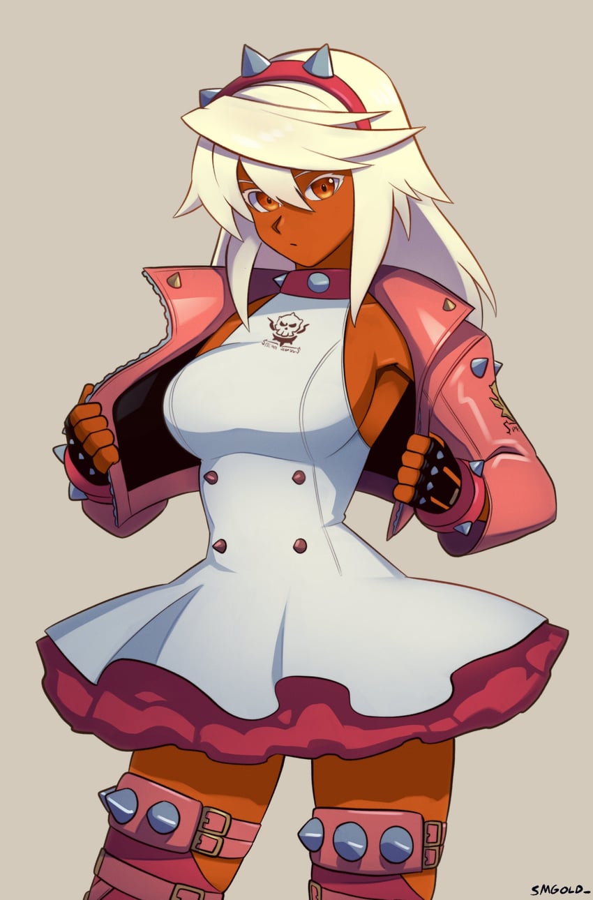 ramlethal valentine and elphelt valentine (guilty gear and 1 more) drawn by smgold