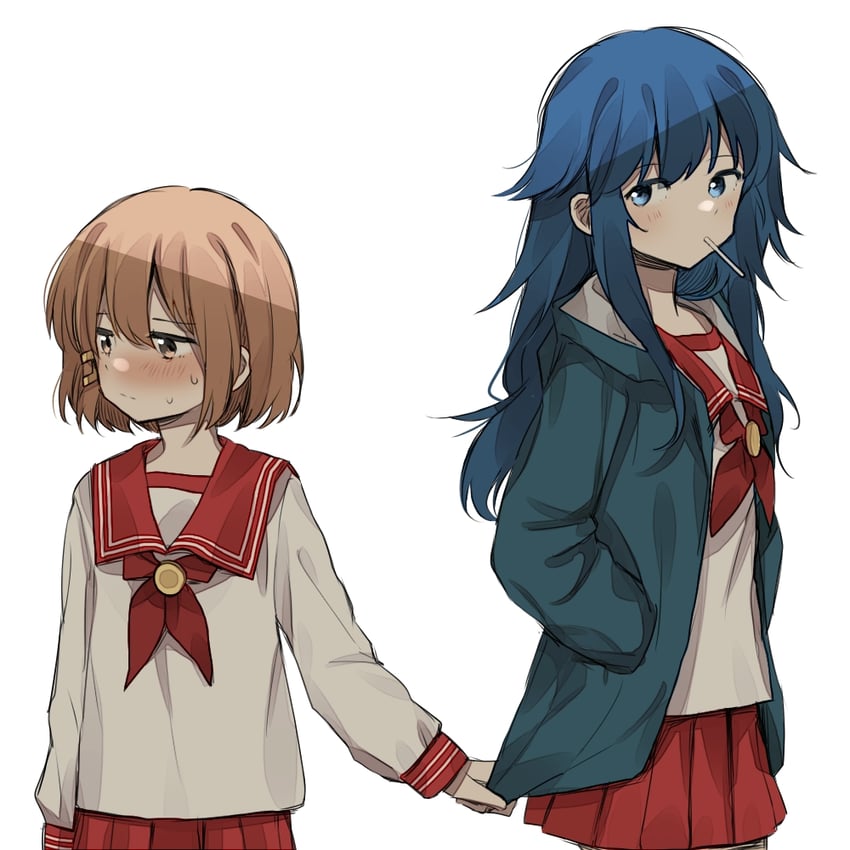 koguma koharu and hino nagisa (hino-san no baka) drawn by inuko_(ink0425)