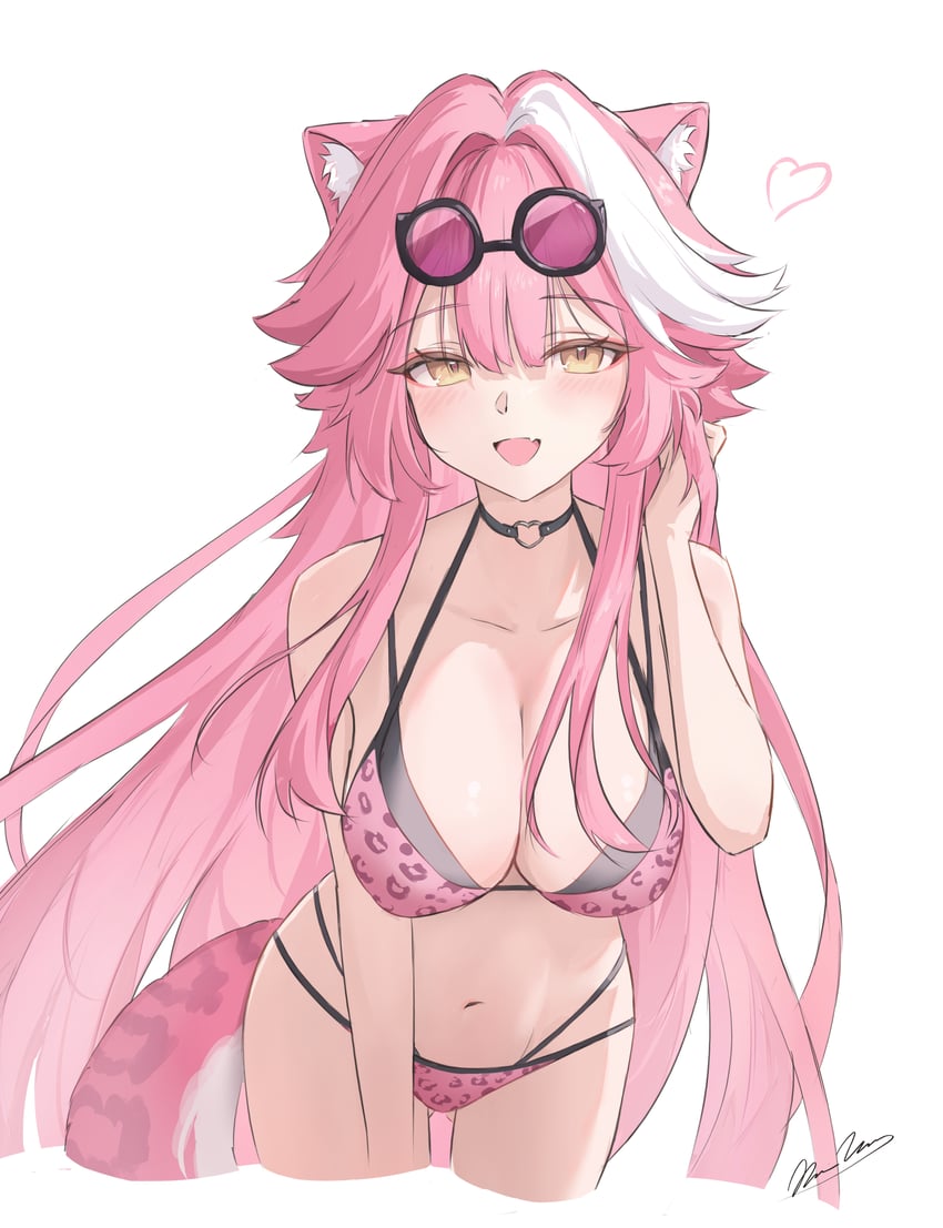 raora panthera (hololive and 1 more) drawn by iuuu_ru