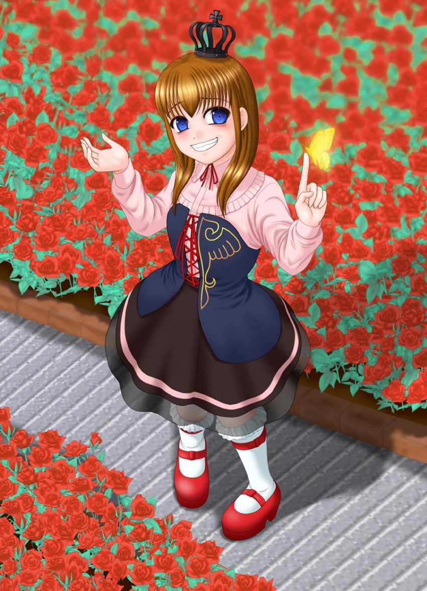 ushiromiya maria (umineko no naku koro ni) drawn by akinojo