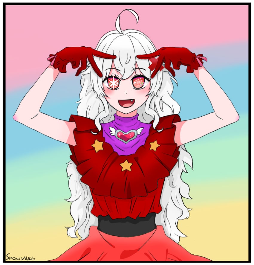 erispheria (indie virtual youtuber and 1 more) drawn by snowywah