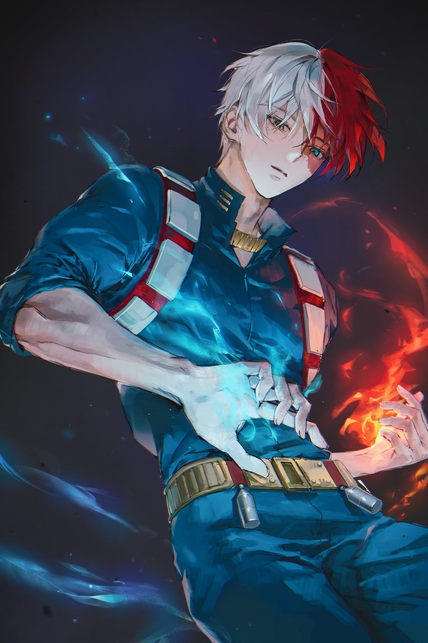 todoroki shoto (boku no hero academia) drawn by ateli_er