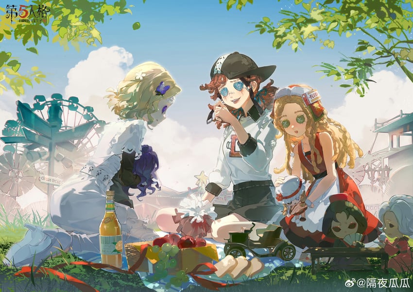mary, michiko, follower, lily barriere, and memory (identity v) drawn by kaekaeki