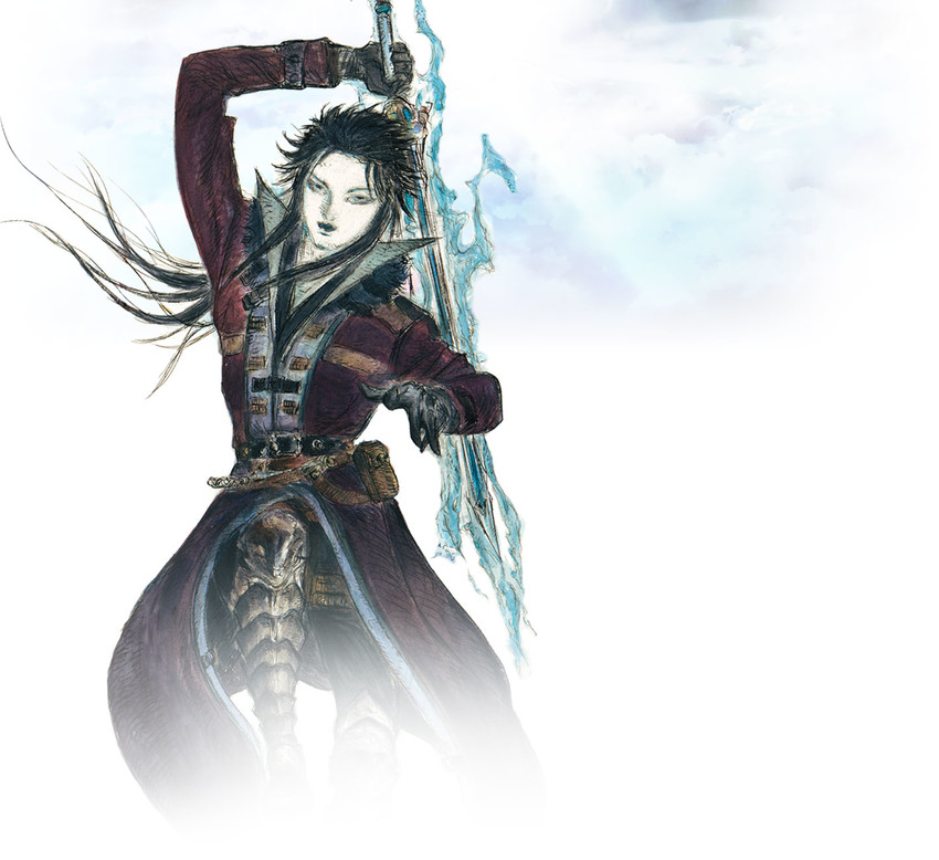 lasswell (final fantasy and 1 more) drawn by amano_yoshitaka