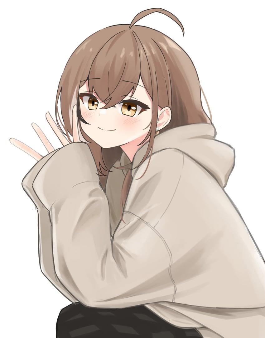 nanashi mumei (hololive and 1 more) drawn by bakedmonogamy