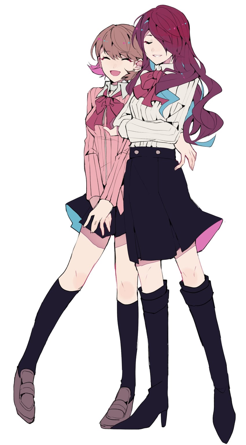 takeba yukari and kirijou mitsuru (persona and 1 more) drawn by teketeke_(tasutekete)