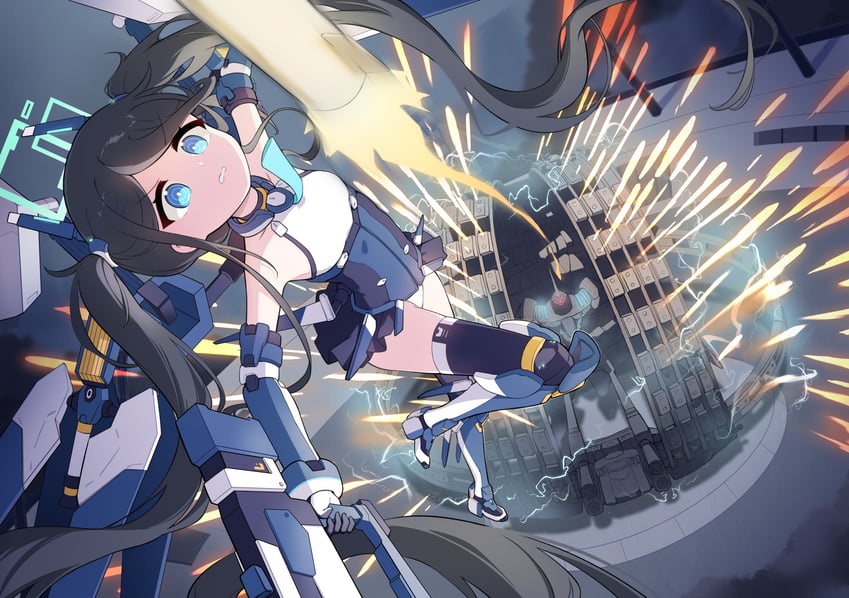 aris and balteus (blue archive and 1 more) drawn by kurana_(atlas)