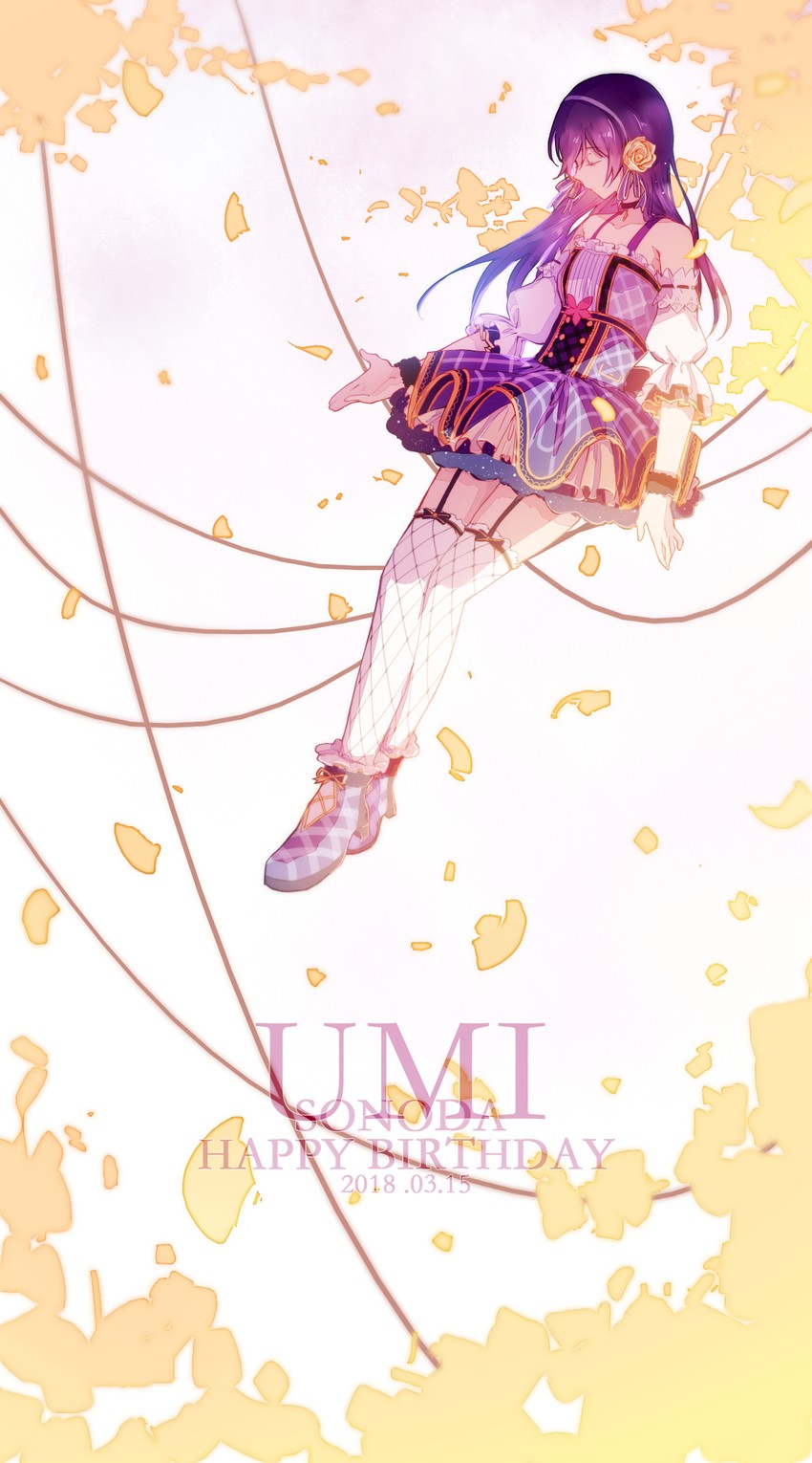 sonoda umi (love live! and 2 more) drawn by walluka