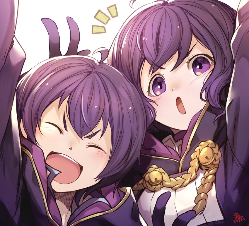 female morgan and male morgan (fire emblem and 1 more) drawn by nakabayashi_zun