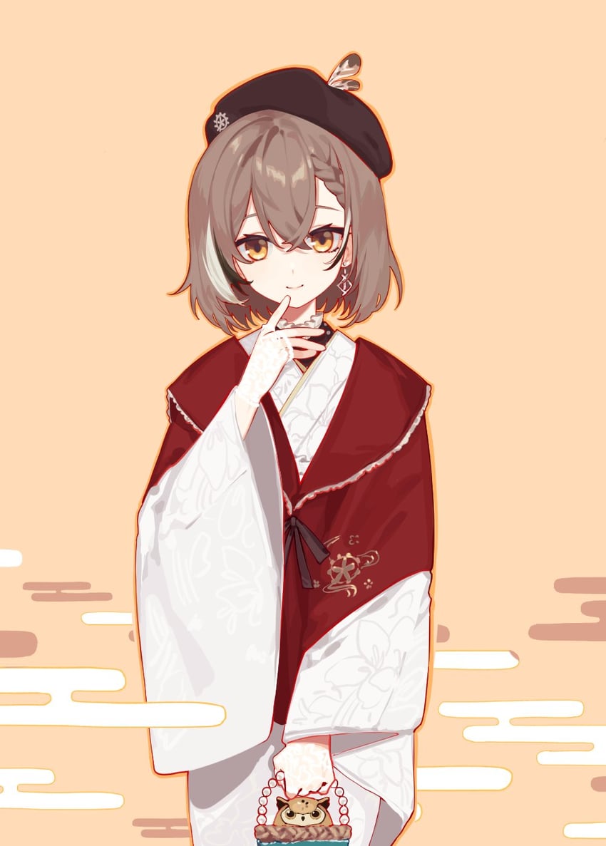 nanashi mumei and hootsie (hololive and 1 more) drawn by vein_(artist)