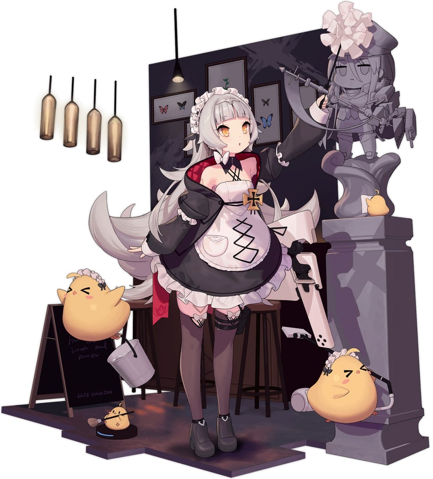 manjuu, bismarck, and z46 (azur lane) drawn by kinjo_kuromomo