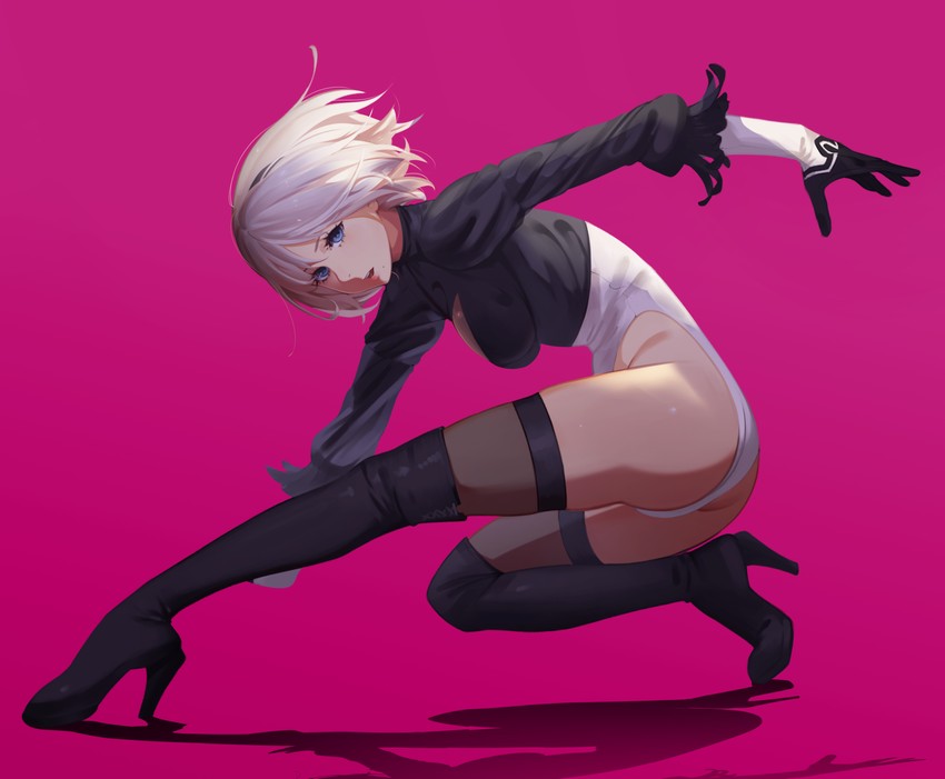 2b (nier and 1 more) drawn by yeedee