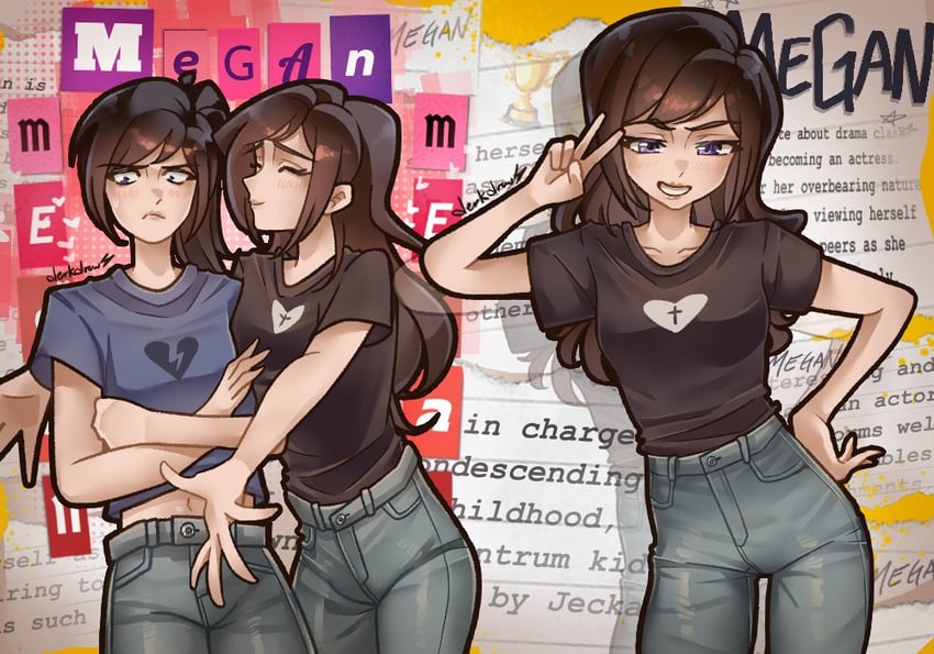 nicole and megan (class of 09) drawn by derkdrew124