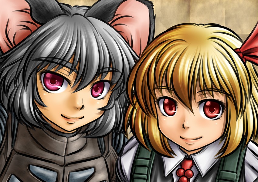 rumia and nazrin (touhou and 1 more) drawn by five-seven_(0verlimits)