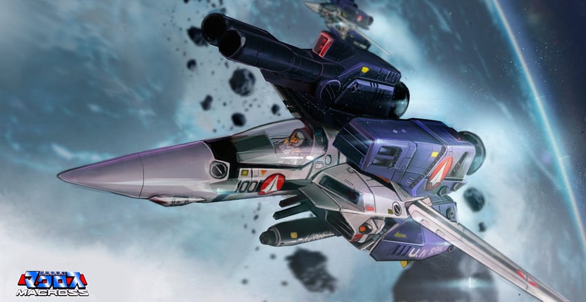 vf-1, ichijou hikaru, vf-1s, and vf-1 strike (macross and 1 more) drawn by mobius_(mobiusu14)