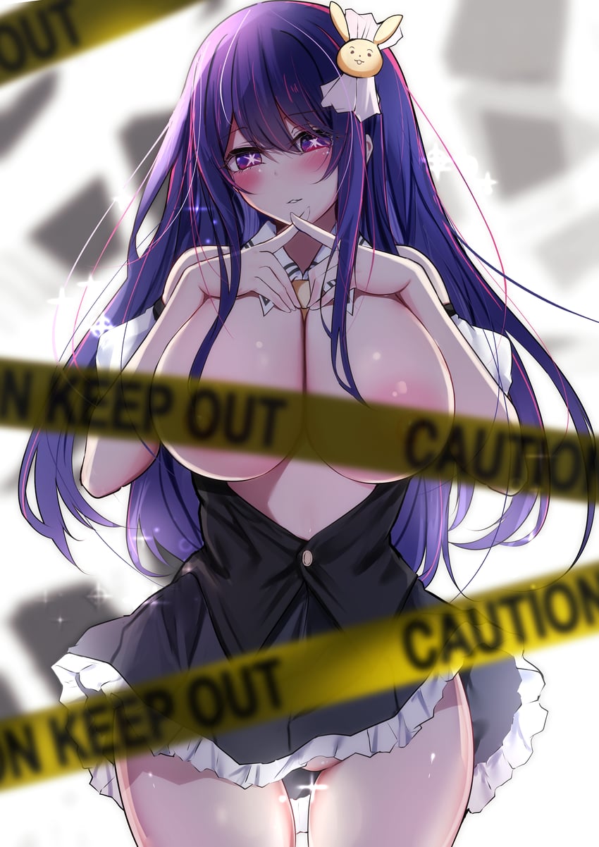 hoshino ai (oshi no ko and 2 more) drawn by kokihanada