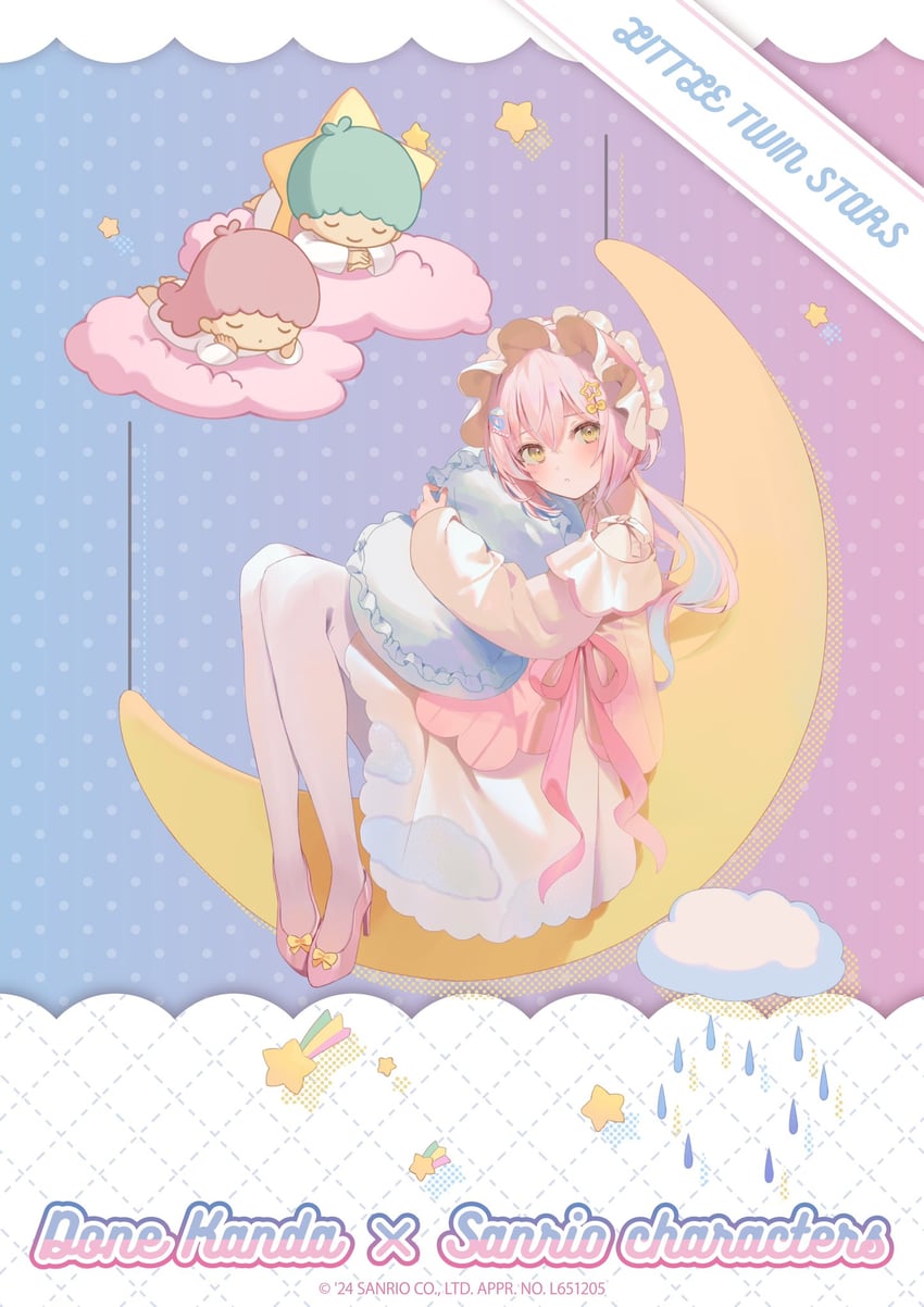 lala and kiki (sanrio and 1 more) drawn by kanda_done