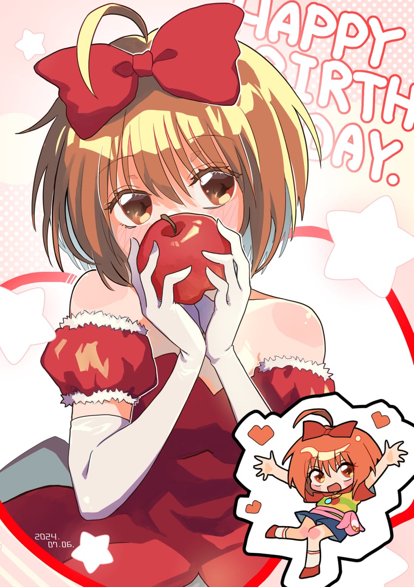 akai ringo and mew ringo (tokyo mew mew) drawn by hs1122