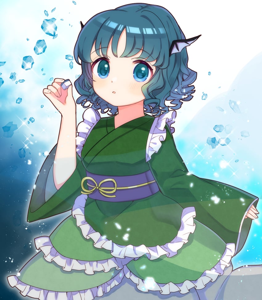 wakasagihime (touhou and 1 more) drawn by caracorn