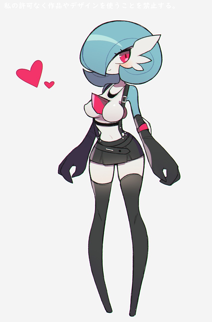gardevoir and tifa lockhart (pokemon and 3 more) drawn by aliceyawnin