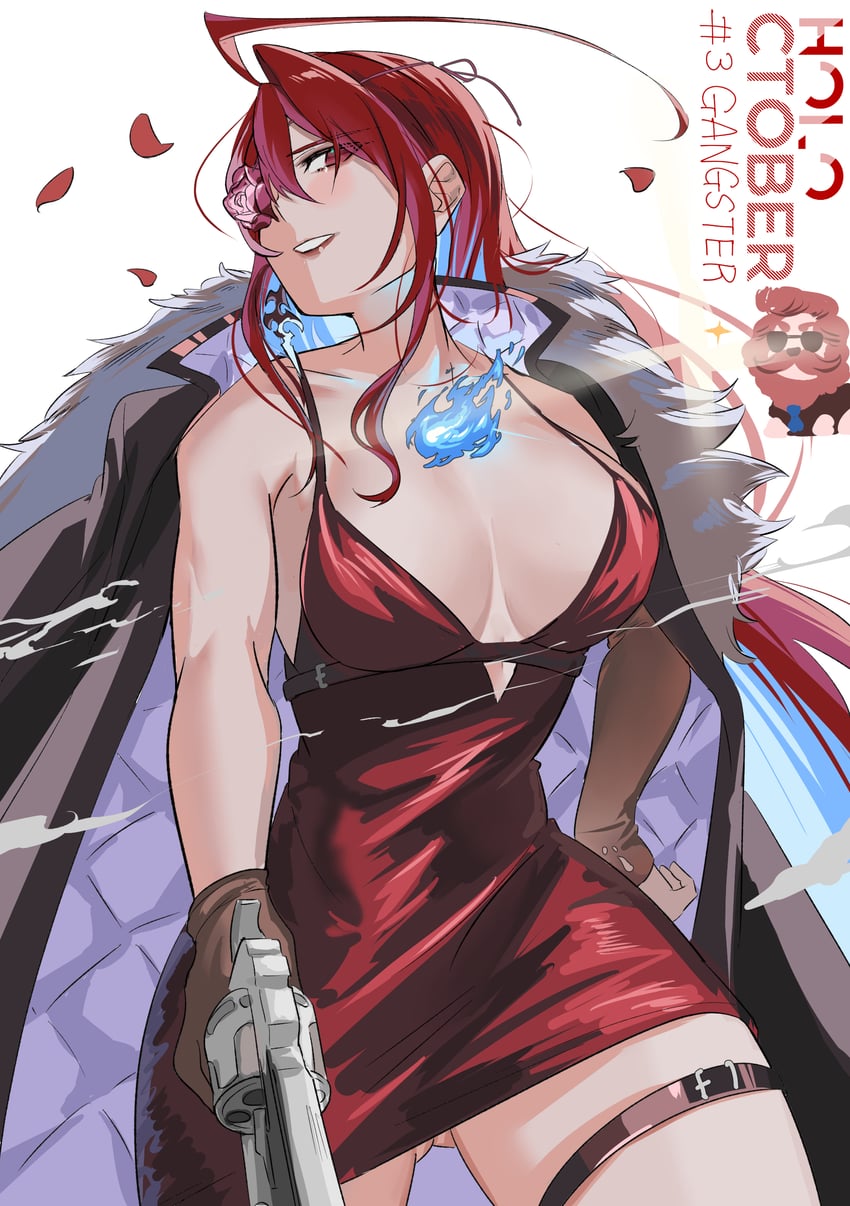 elizabeth rose bloodflame (hololive and 1 more) drawn by set7
