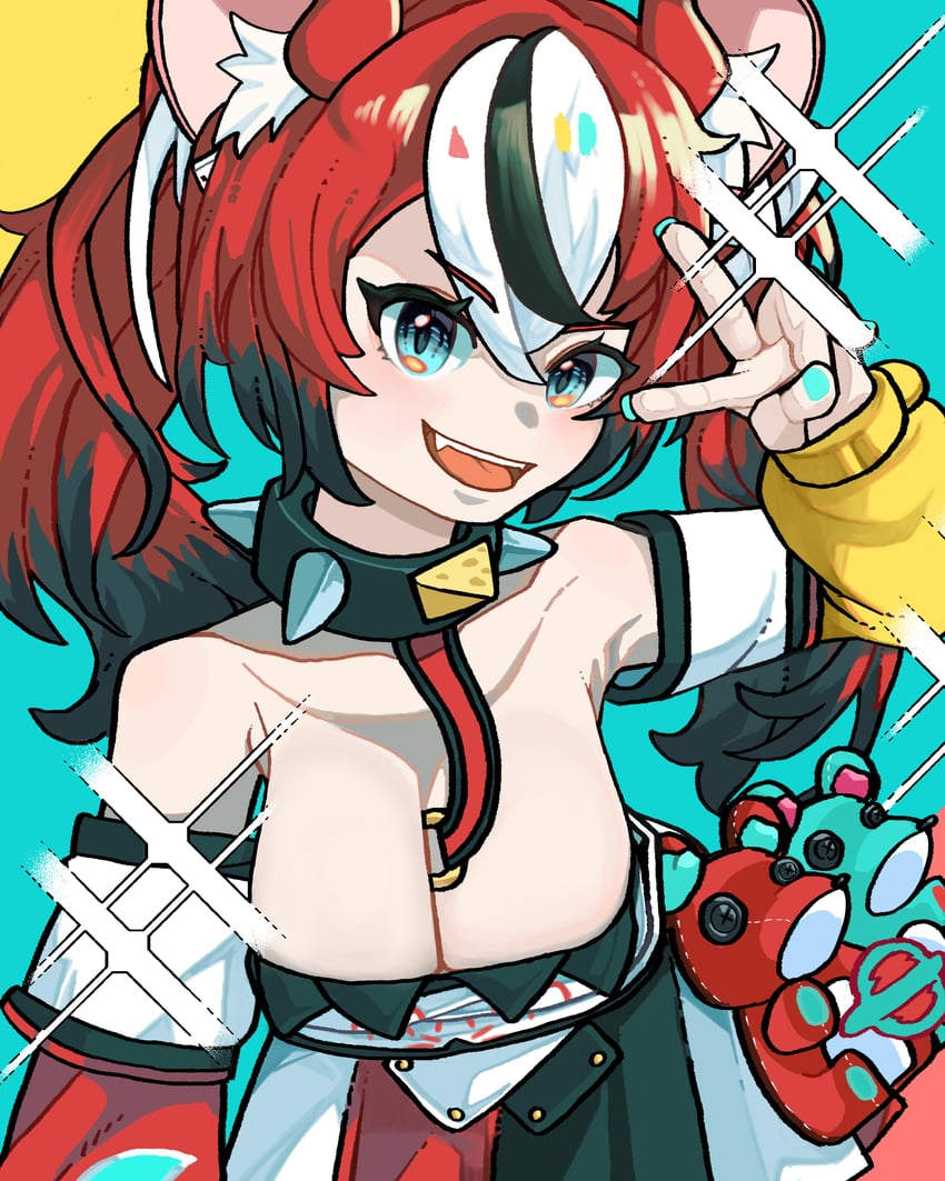 hakos baelz (hololive and 1 more) drawn by kokee12