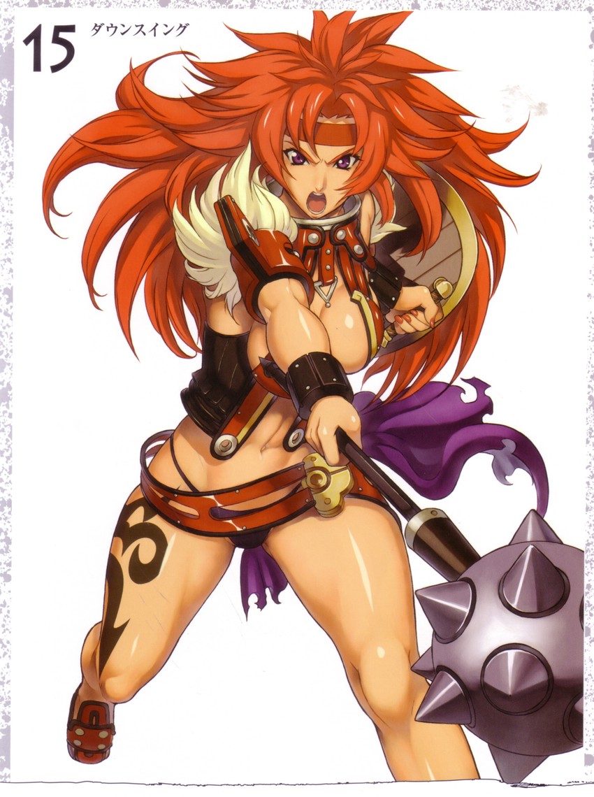risty and wilderness bandit risty (queen's blade) drawn by eiwa