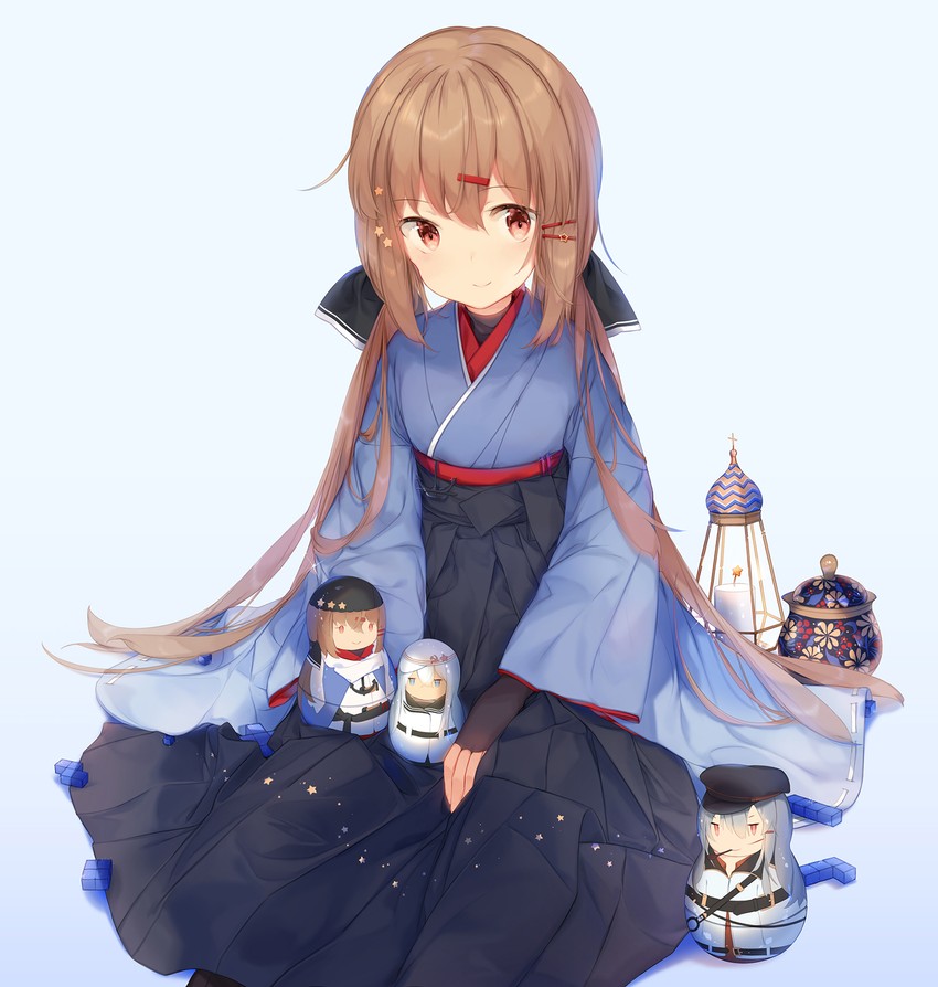 hibiki, verniy, gangut, and tashkent (kantai collection and 1 more) drawn by malachite