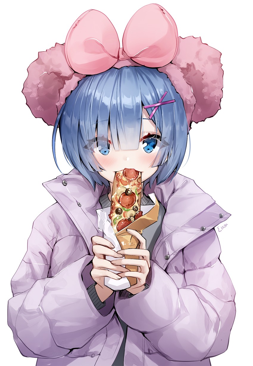rem (re:zero kara hajimeru isekai seikatsu) drawn by ankkoyom