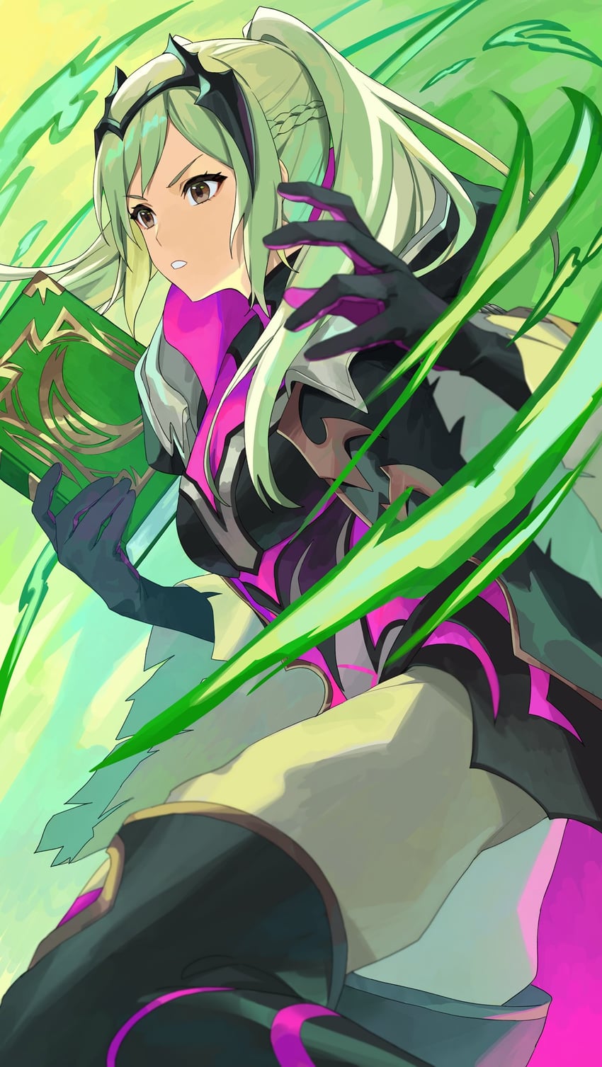 female robin (fire emblem and 2 more) drawn by kamu_(kamuuei)