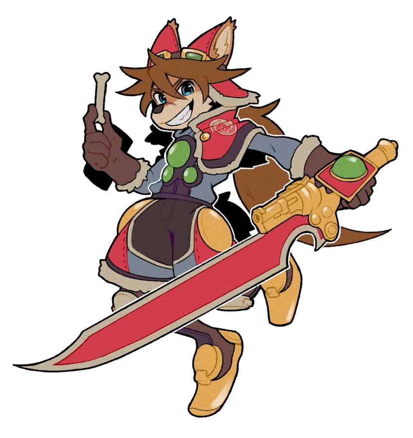 red savarin (little tail bronx and 1 more) drawn by alm_lobo