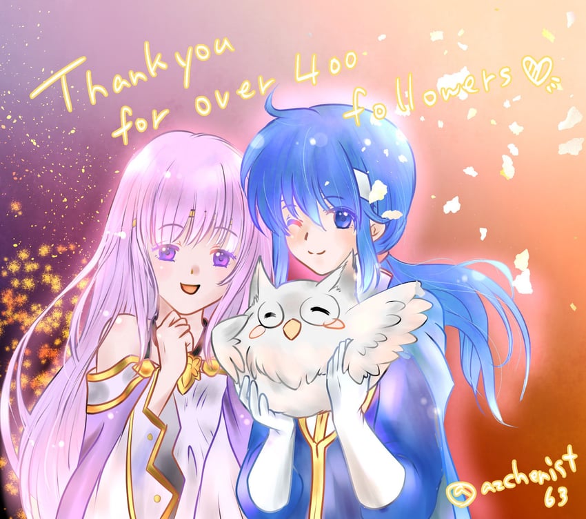 seliph, julia, and feh (fire emblem and 2 more) drawn by azusa_(azchemist63)
