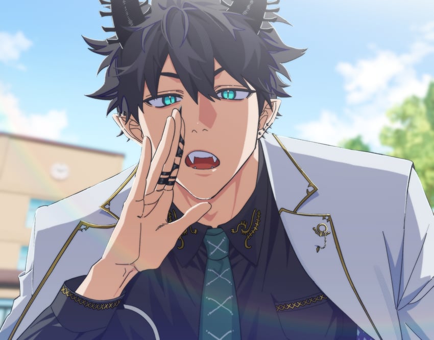 ren zotto (nijisanji and 1 more) drawn by babyseven_77
