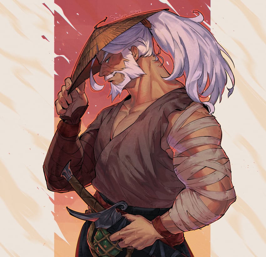yasuo and foreseen yasuo (league of legends) drawn by punbun_4fun