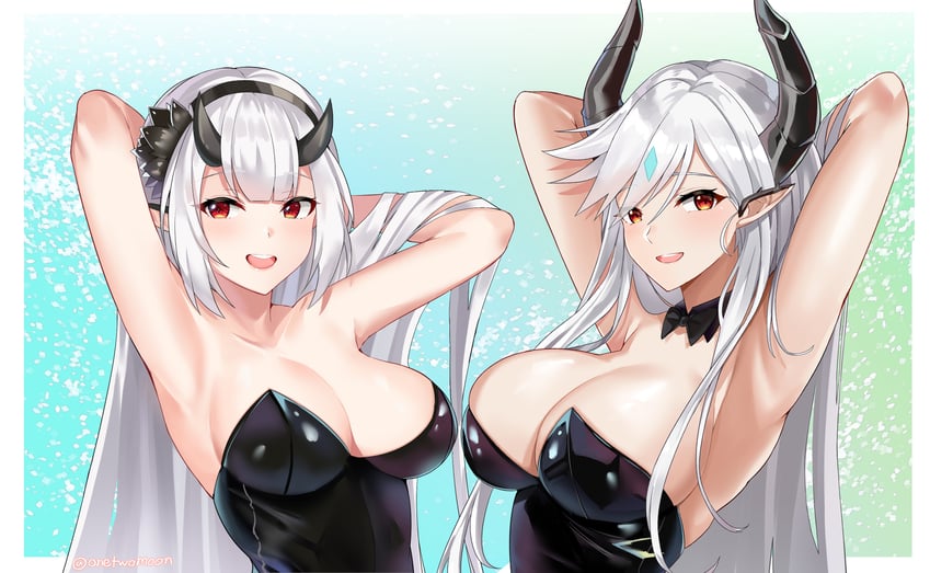 luna and yufine (epic seven) drawn by twomoon