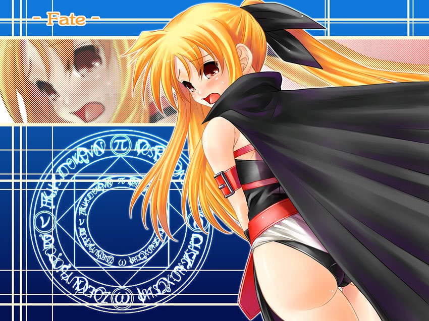 fate testarossa (lyrical nanoha and 2 more) drawn by ayato