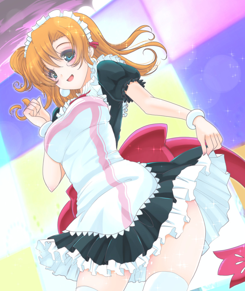kosaka honoka (love live! and 1 more) drawn by frapowa