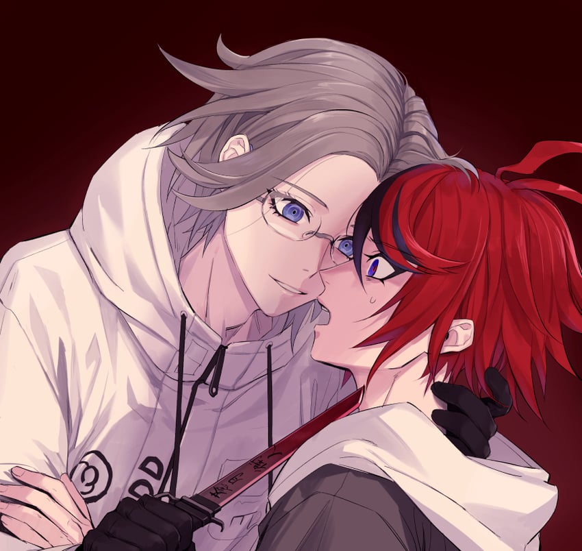aotsuki eito and sumino takumi (the hundred line -last defense academy-) drawn by seiran_yoroz