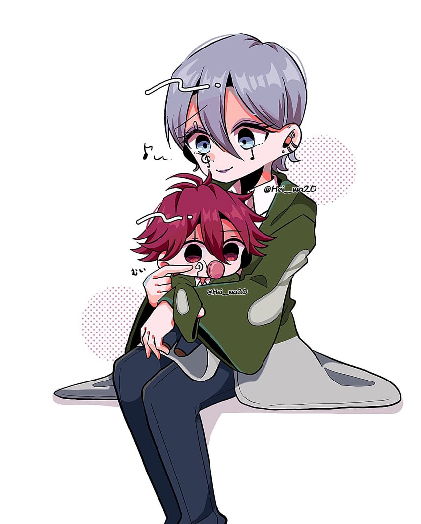 carpaccio luo-yang and margarette macaron (mashle) drawn by hei_wa20
