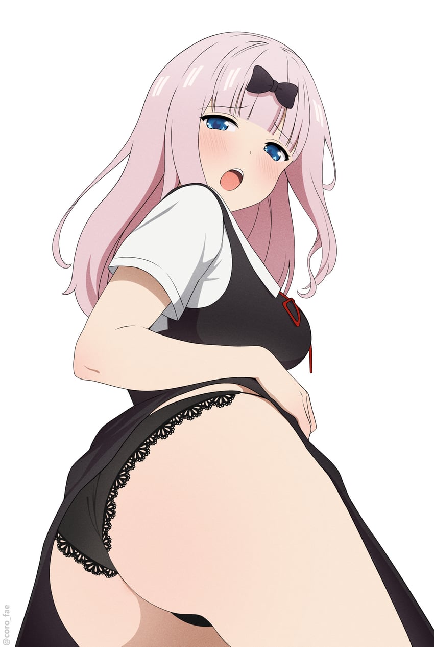 fujiwara chika (kaguya-sama wa kokurasetai ~tensai-tachi no renai zunousen~) drawn by coro_fae