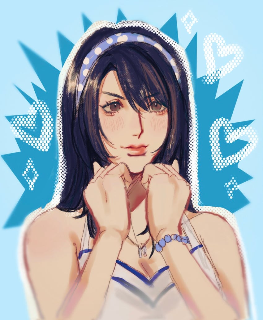 rinoa heartilly (final fantasy and 2 more) drawn by yoobie