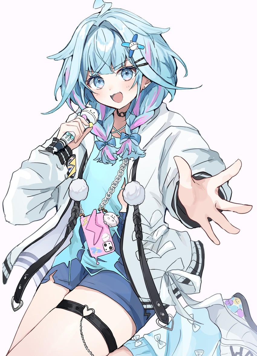 mizumiya su (hololive and 1 more) drawn by howaito_10