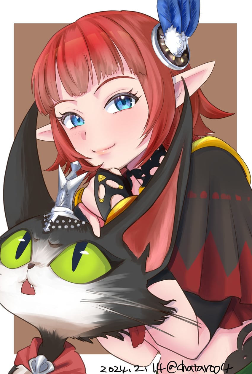 cait sith, dancer, and lilisette (final fantasy and 1 more) drawn by chatarou_bekkan